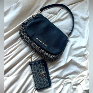 MK flip over saddle bag with wallet